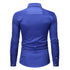 Wedding Tuxedo Shirt Men Brand Fashion Slim Fit Long Sleeve Mens Dress Shirts